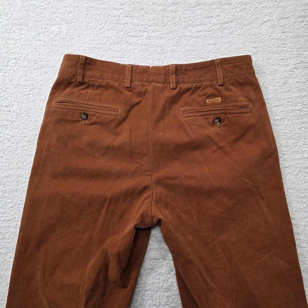 y2k‎ Paul & Shark Men's Corduroy Pants Brown Size 32x30 Regular Fit Straight Leg